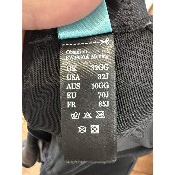 Panache Obsidian Monica Balcony One-Piece 32J - Picture 6 of 6